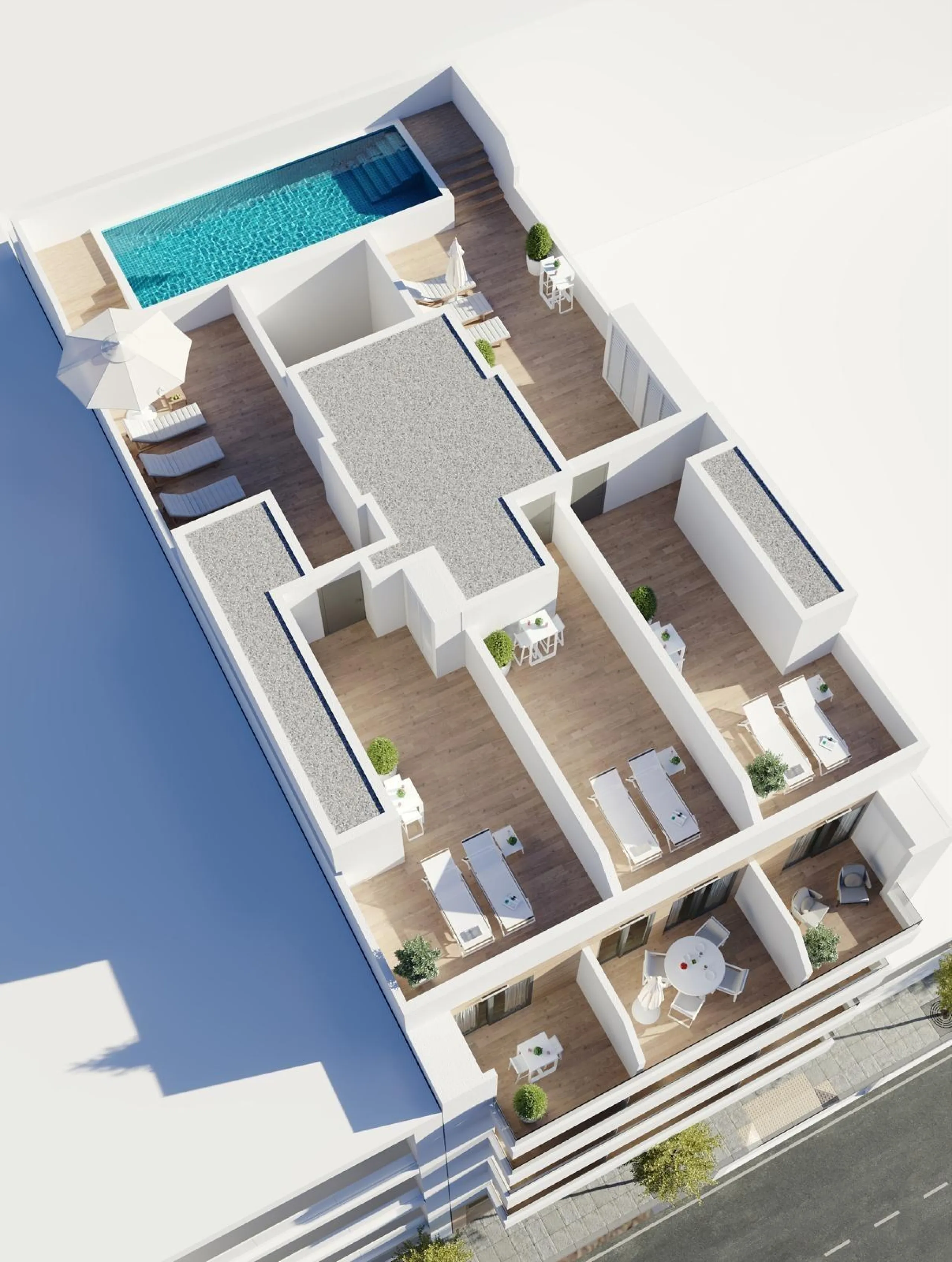 NEW PROJECT "BAHIA CENTER" WITH COMMUNITY POOL AND PARKING SPACES 300 METERS FROM THE BEACH IN TORREVIEJA.