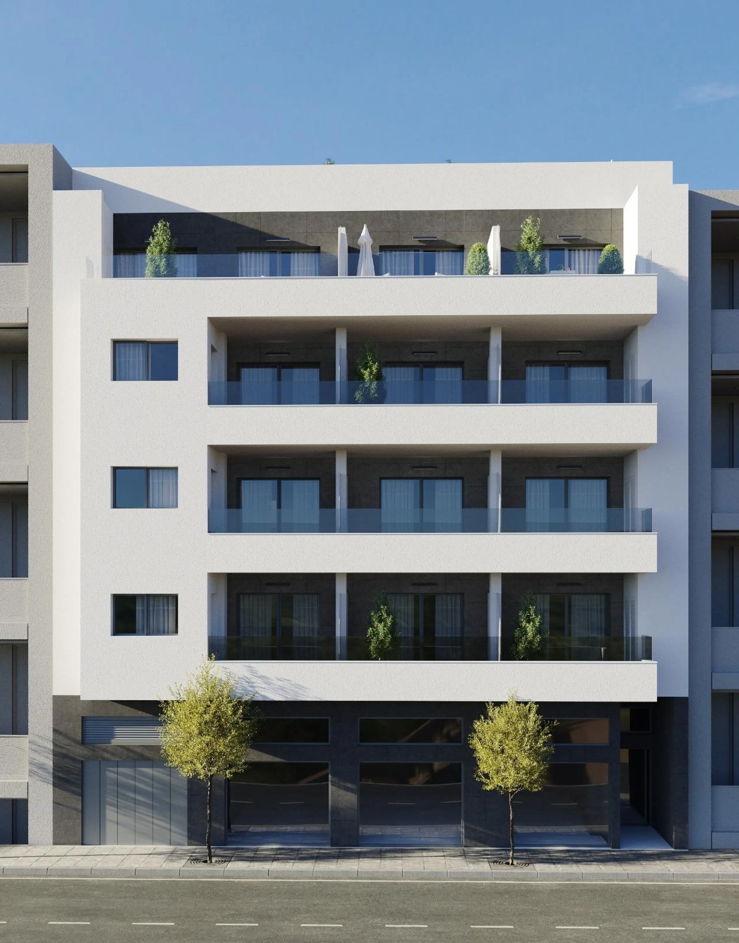 NEW PROJECT "SUN BAY" WITH COMMUNITY POOL AND PARKING SPACES 150 METERS FROM TORREVIEJA BEACH.