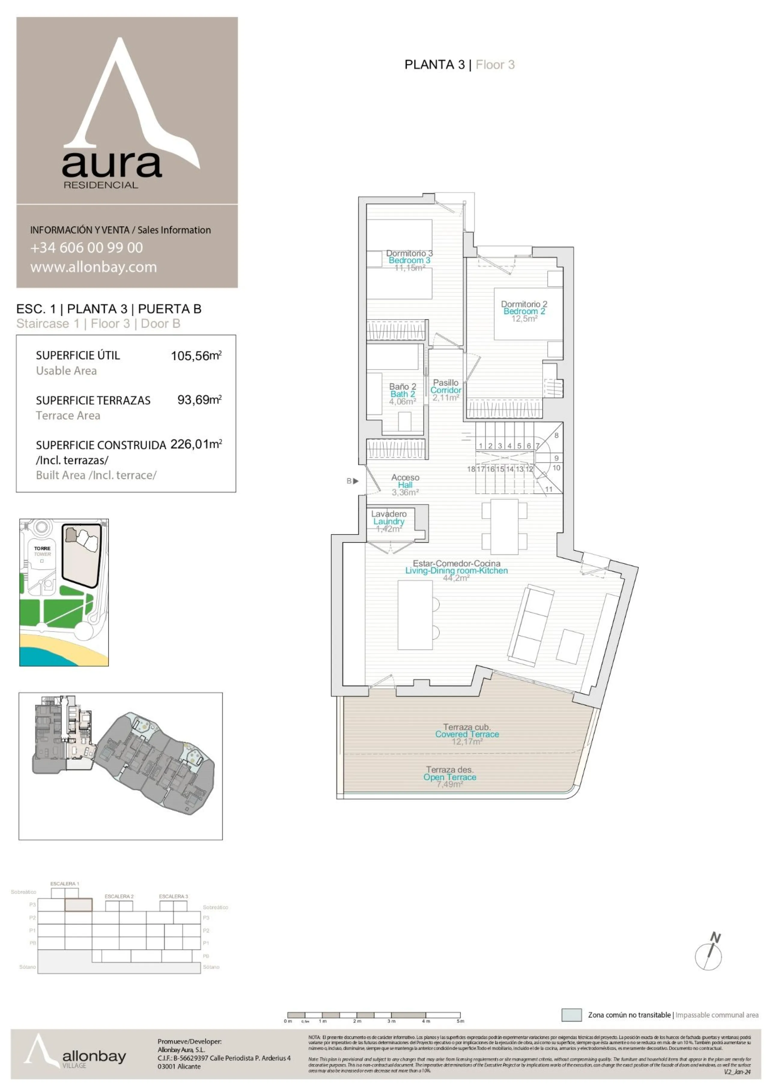 Exclusivo dúplex penthouse con jacuzzi junto al mar en Allonbay — primera línea de la playa El Torres