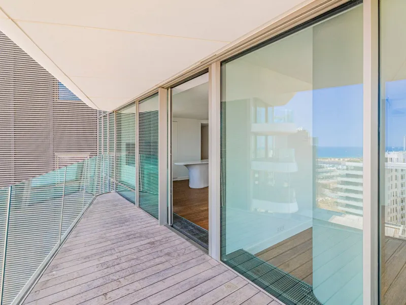 Luxury New Apartment on the First Line of the Sea in Diagonal Mar, Barcelona
