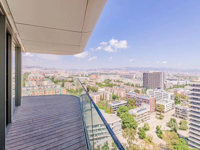 Luxury New Apartment on the First Line of the Sea in Diagonal Mar, Barcelona