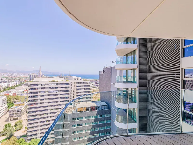 Luxury New Apartment on the First Line of the Sea in Diagonal Mar, Barcelona