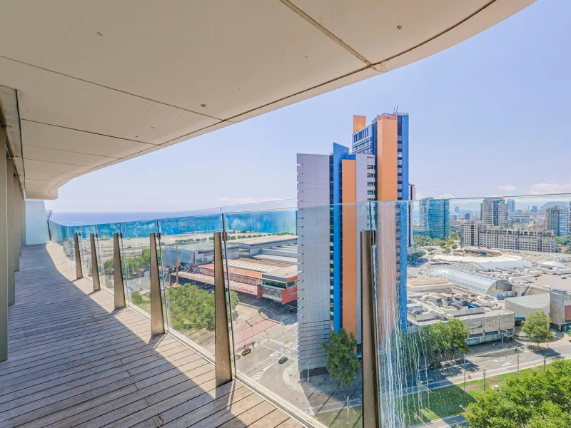 Luxury New Apartment on the First Line of the Sea in Diagonal Mar, Barcelona