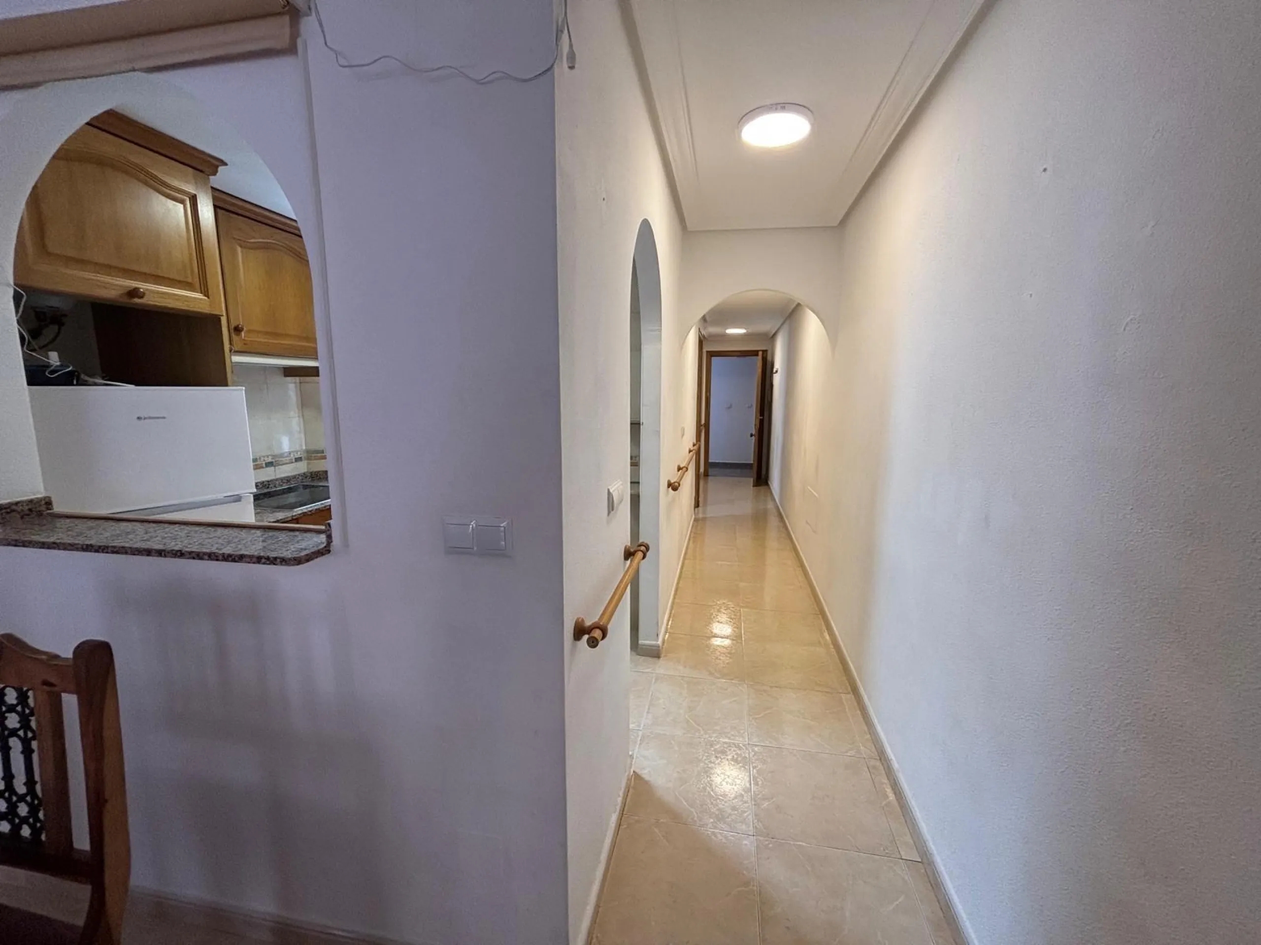Bright south-facing apartment with garage just steps from the center!