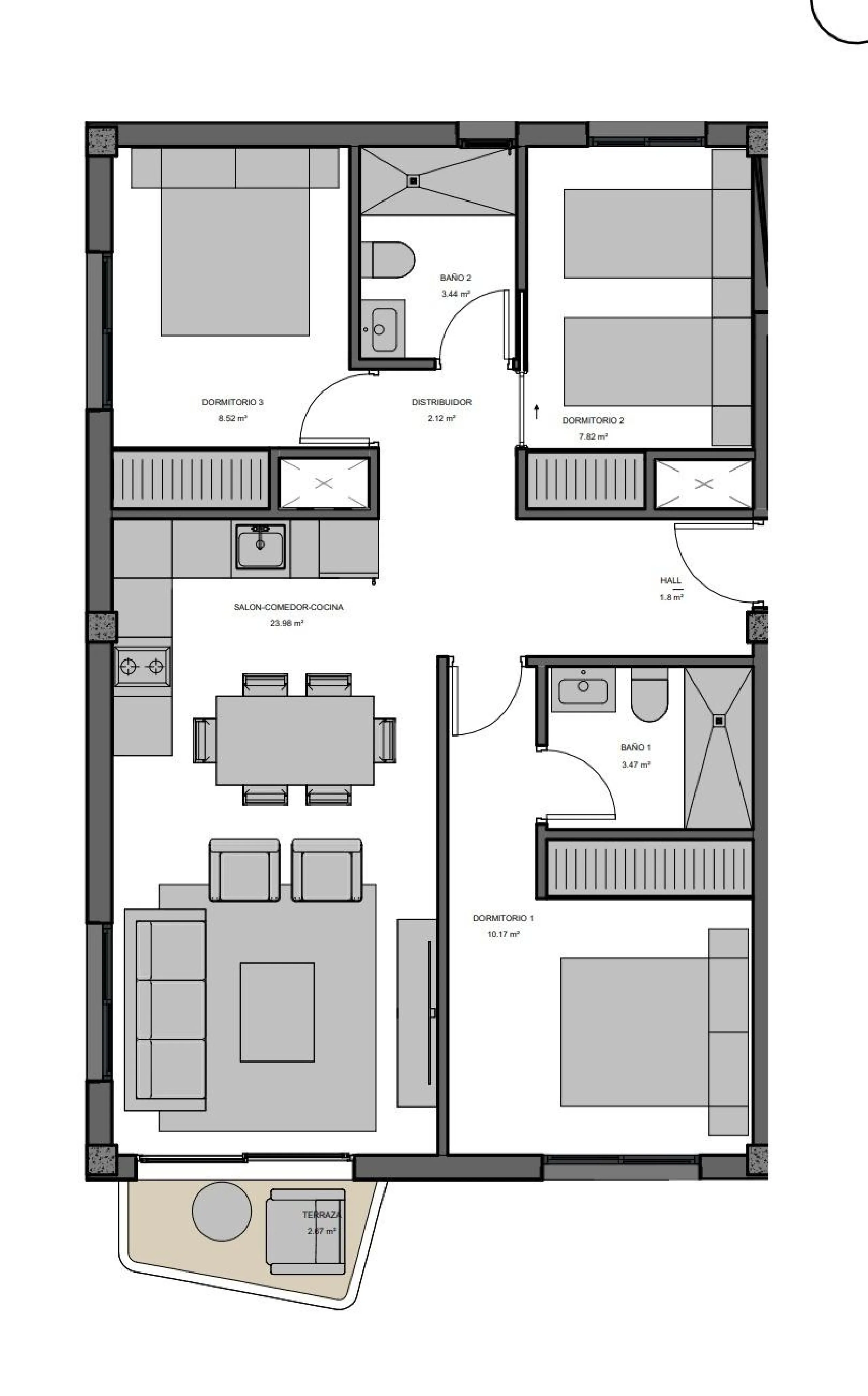 RESIDENCIAL DE OBRA NUEVA - EL CAMPELLO, ALICANTE