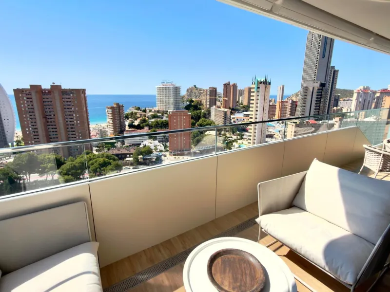Exclusivo apartamento en Benidorm Beach listo para entrar a vivir