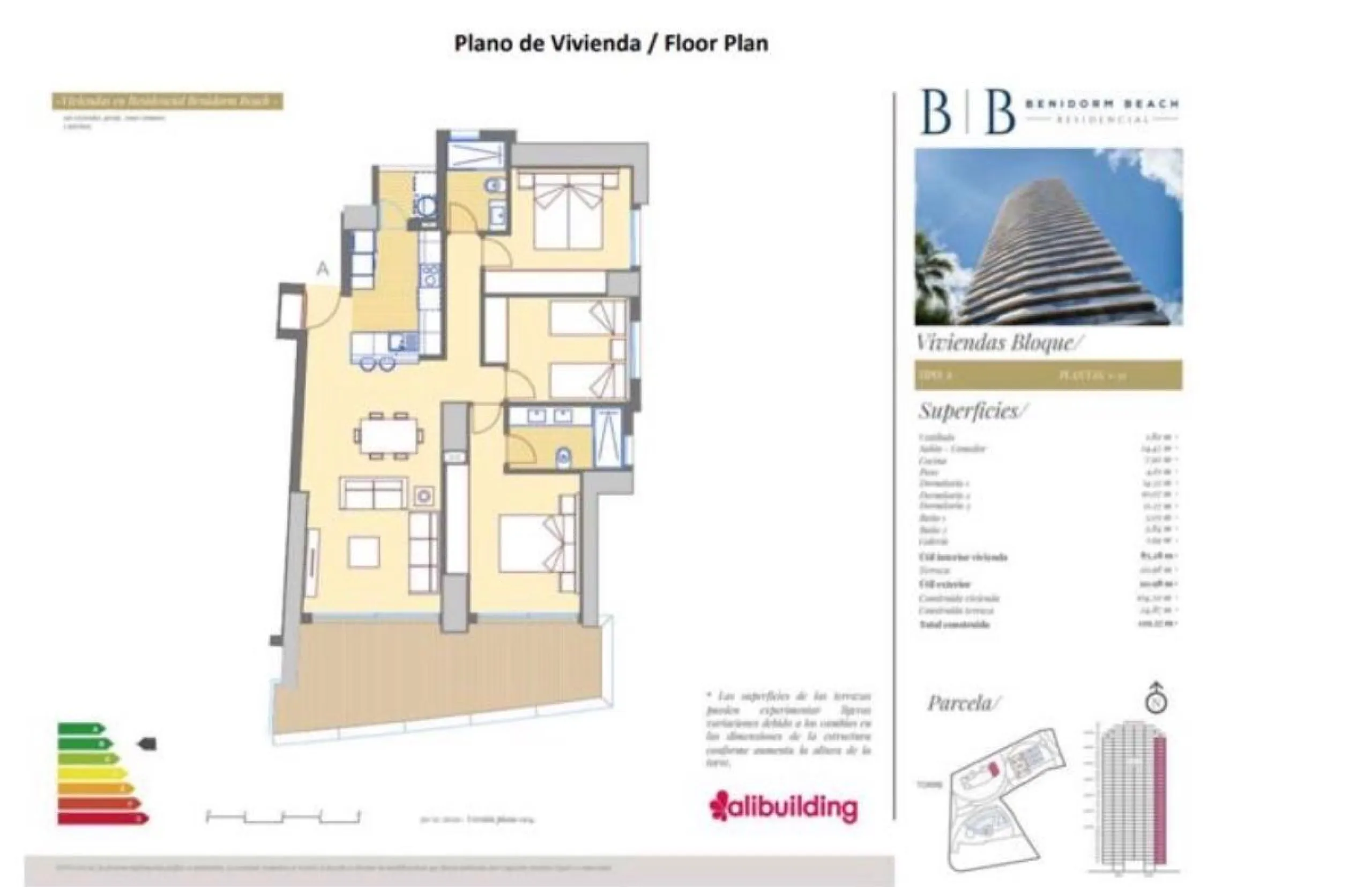 Exclusivo apartamento en Benidorm Beach listo para entrar a vivir