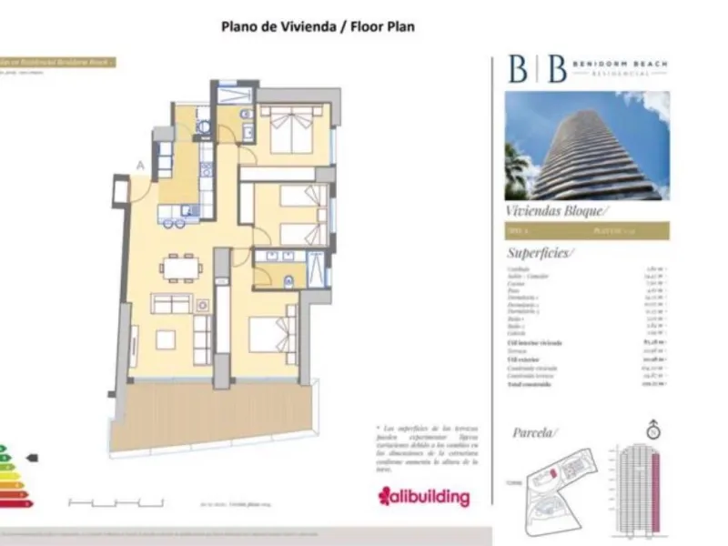 Exclusivo apartamento en Benidorm Beach listo para entrar a vivir