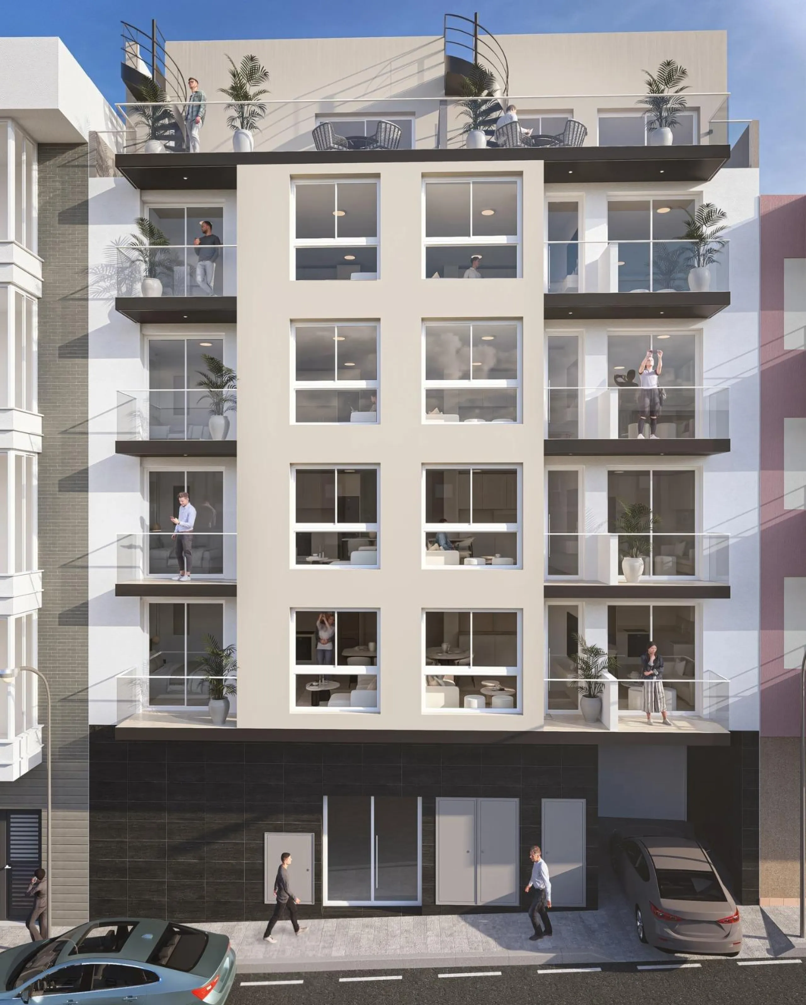 Nuevo Residencia de obra nueva en Centro de Torrevieja con posibilidad de Licencia Turística. Precios desde 111.000€!