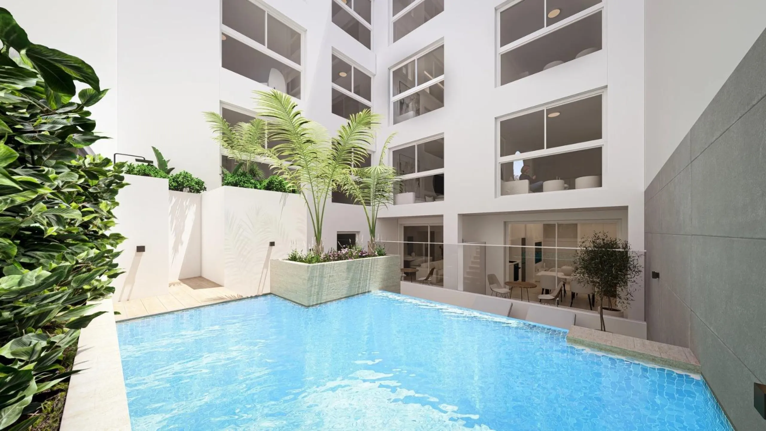 Nuevo Residencia de obra nueva en Centro de Torrevieja con posibilidad de Licencia Turística. Precios desde 111.000€!