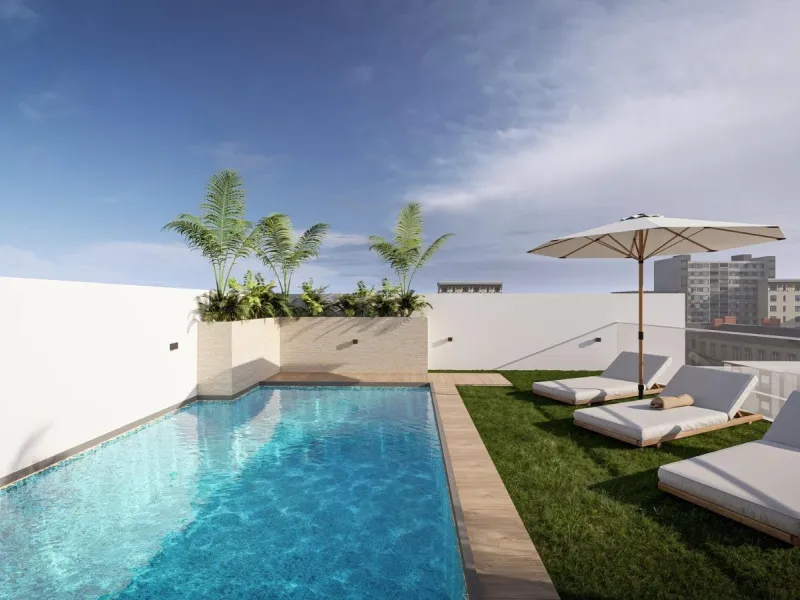 Nuevo Residencia de obra nueva en Centro de Torrevieja con posibilidad de Licencia Turística. Precios desde 111.000€!