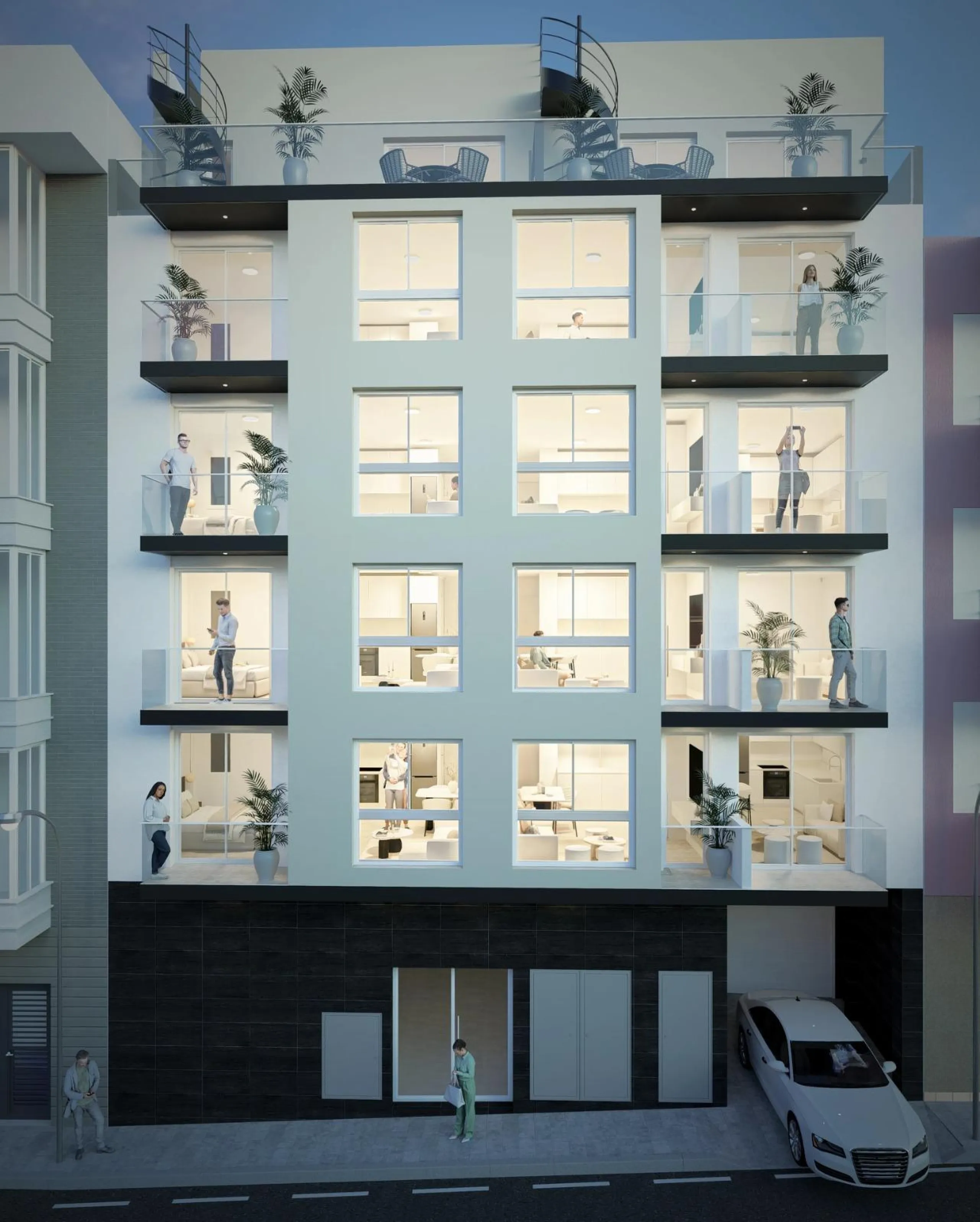 Nuevo Residencia de obra nueva en Centro de Torrevieja con posibilidad de Licencia Turística. Precios desde 111.000€!