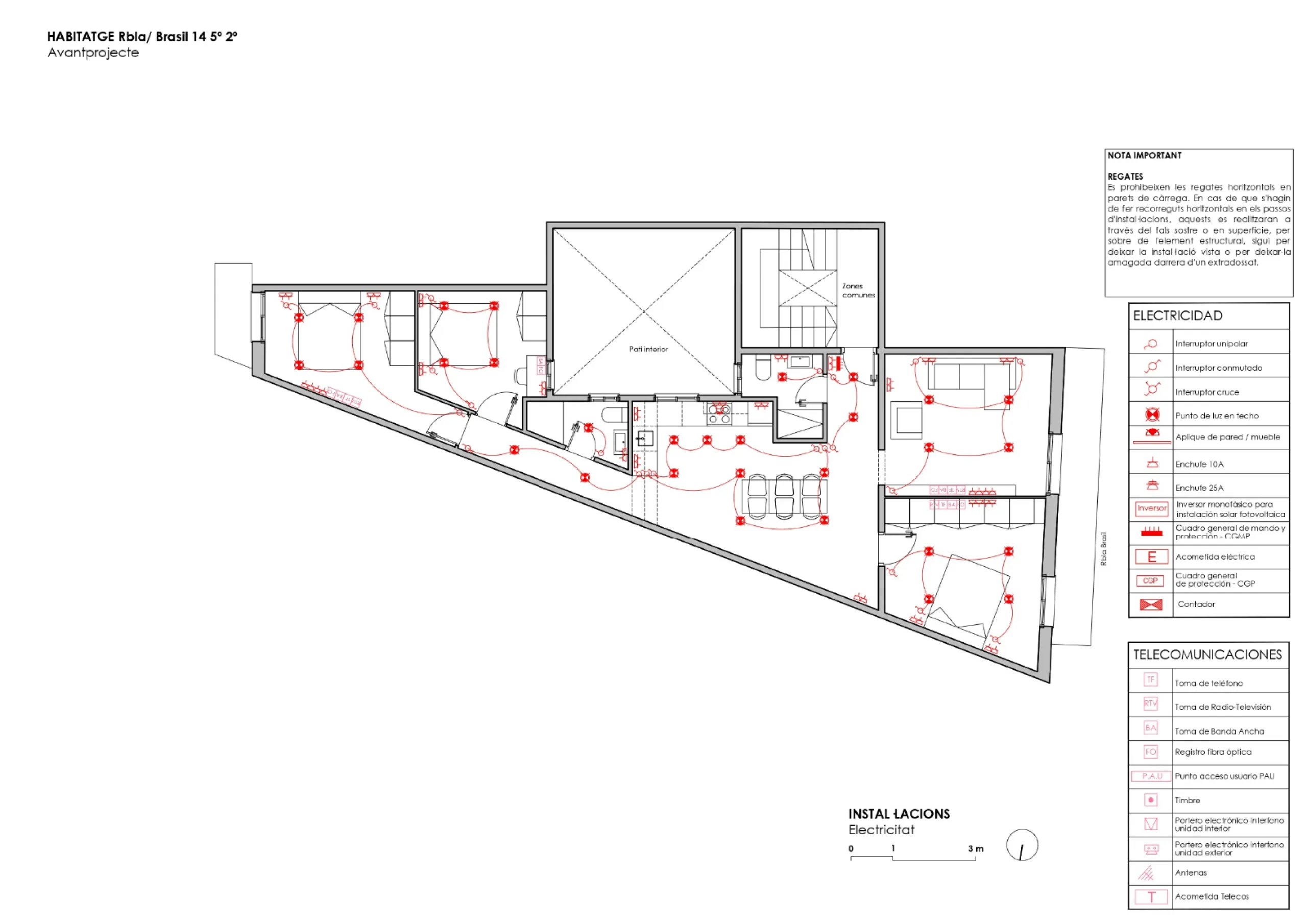 High-Floor Apartment with Two Orientations and Balconies in Sants, Barcelona