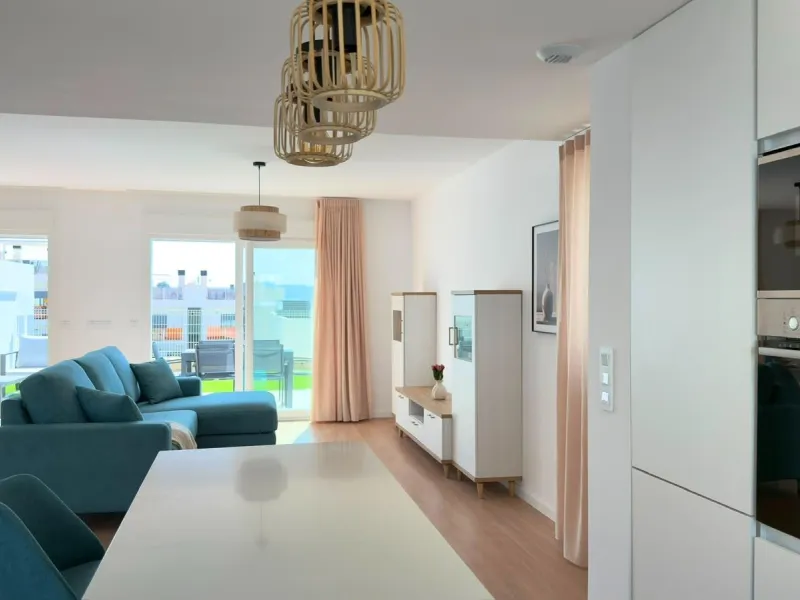 Современные 3-комнатные апартаменты с частным бассейном в Balcón de Finestrat, рядом с Бенидормом
