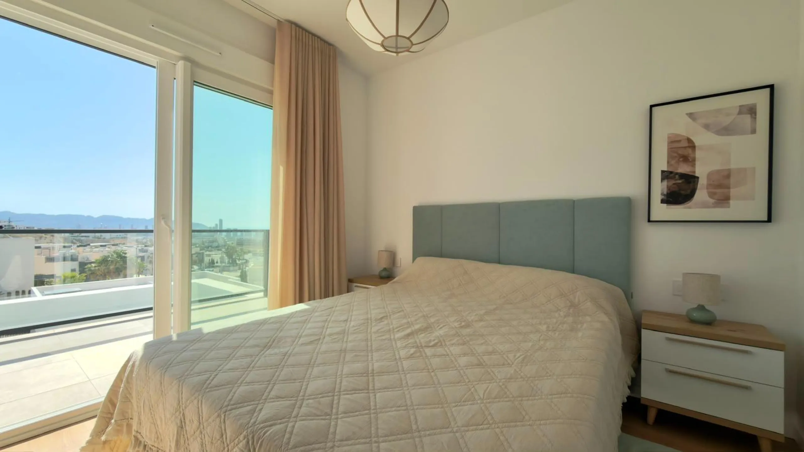 Современные 3-комнатные апартаменты с частным бассейном в Balcón de Finestrat, рядом с Бенидормом