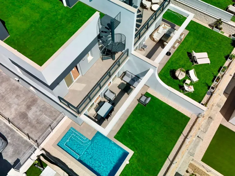 Современные 3-комнатные апартаменты с частным бассейном в Balcón de Finestrat, рядом с Бенидормом