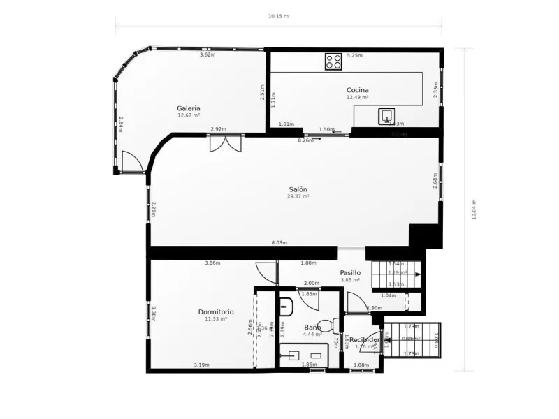 Villa independiente reformada con apartamento independiente y piscina privada en Villamartín