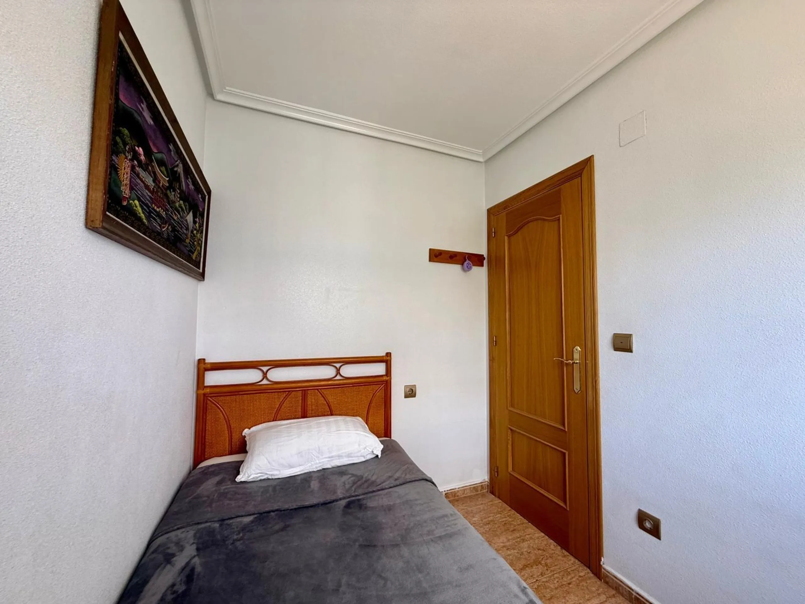 Spacious 4-bedroom apartment in La Mata with sea views, private solarium, and parking space