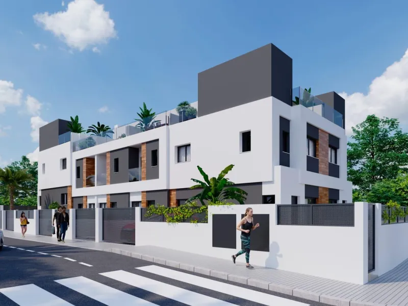 Residencial Santa María Torrevieja - 7 viviendas unifamiliares adosados en Torreviena en Nueva Torrevieja