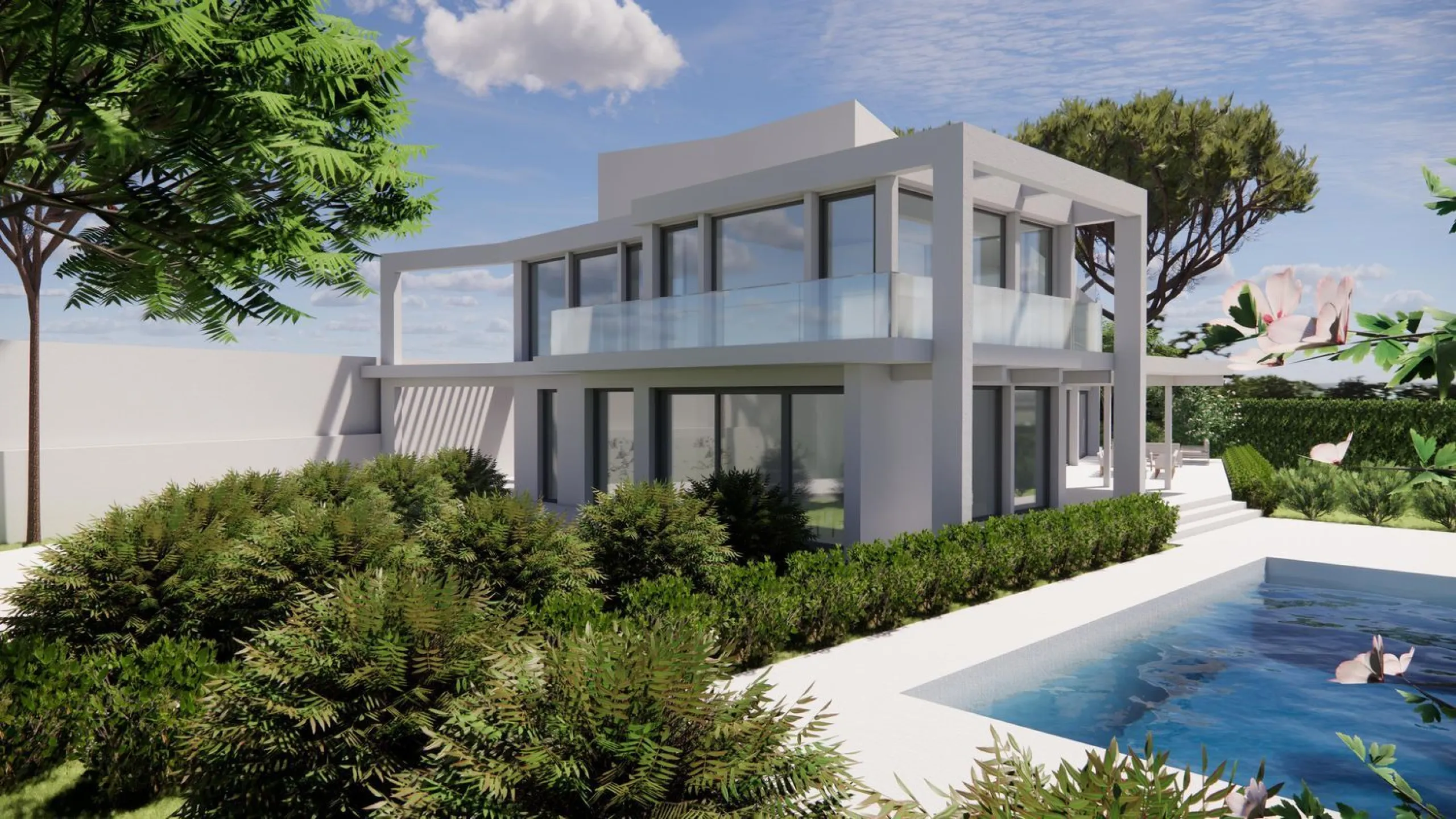 Mansión de lujo con proyecto de renovación exclusivo y vistas panorámicas al mar en el prestigioso barrio de Pedralbes, Barcelona