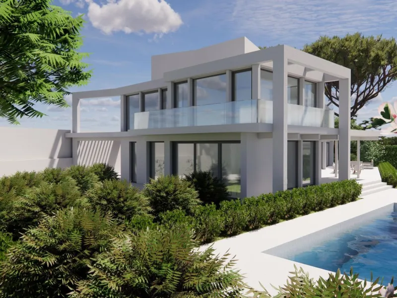 Mansión de lujo con proyecto de renovación exclusivo y vistas panorámicas al mar en el prestigioso barrio de Pedralbes, Barcelona