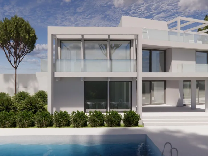 Mansión de lujo con proyecto de renovación exclusivo y vistas panorámicas al mar en el prestigioso barrio de Pedralbes, Barcelona