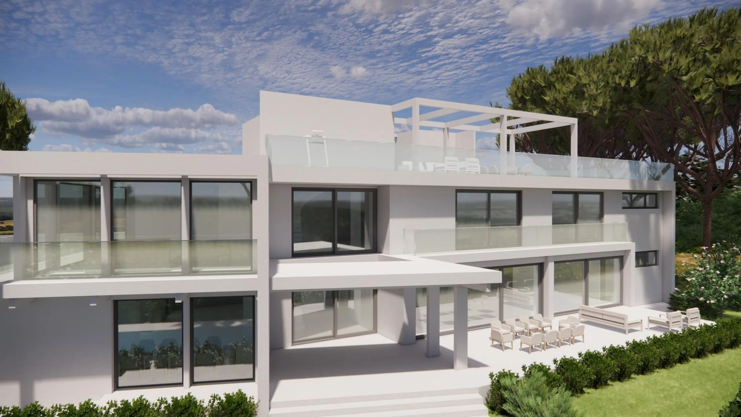 Mansión de lujo con proyecto de renovación exclusivo y vistas panorámicas al mar en el prestigioso barrio de Pedralbes, Barcelona