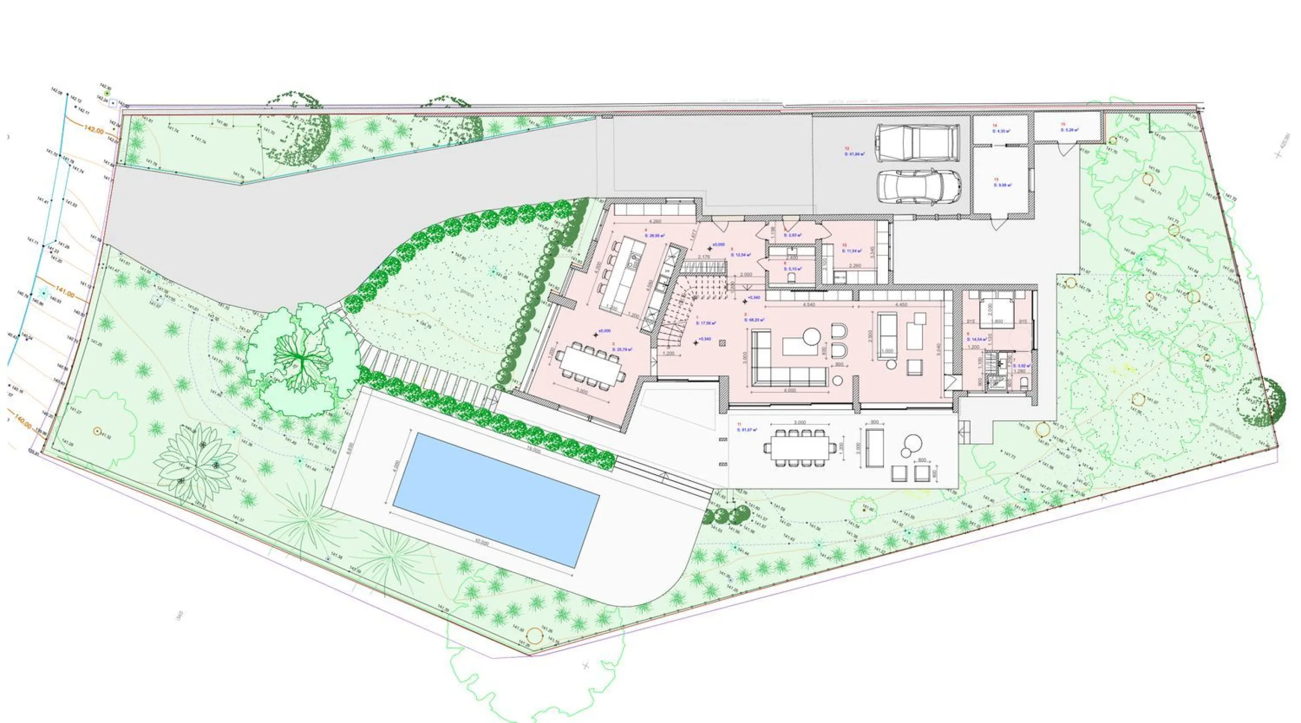 Mansión de lujo con proyecto de renovación exclusivo y vistas panorámicas al mar en el prestigioso barrio de Pedralbes, Barcelona