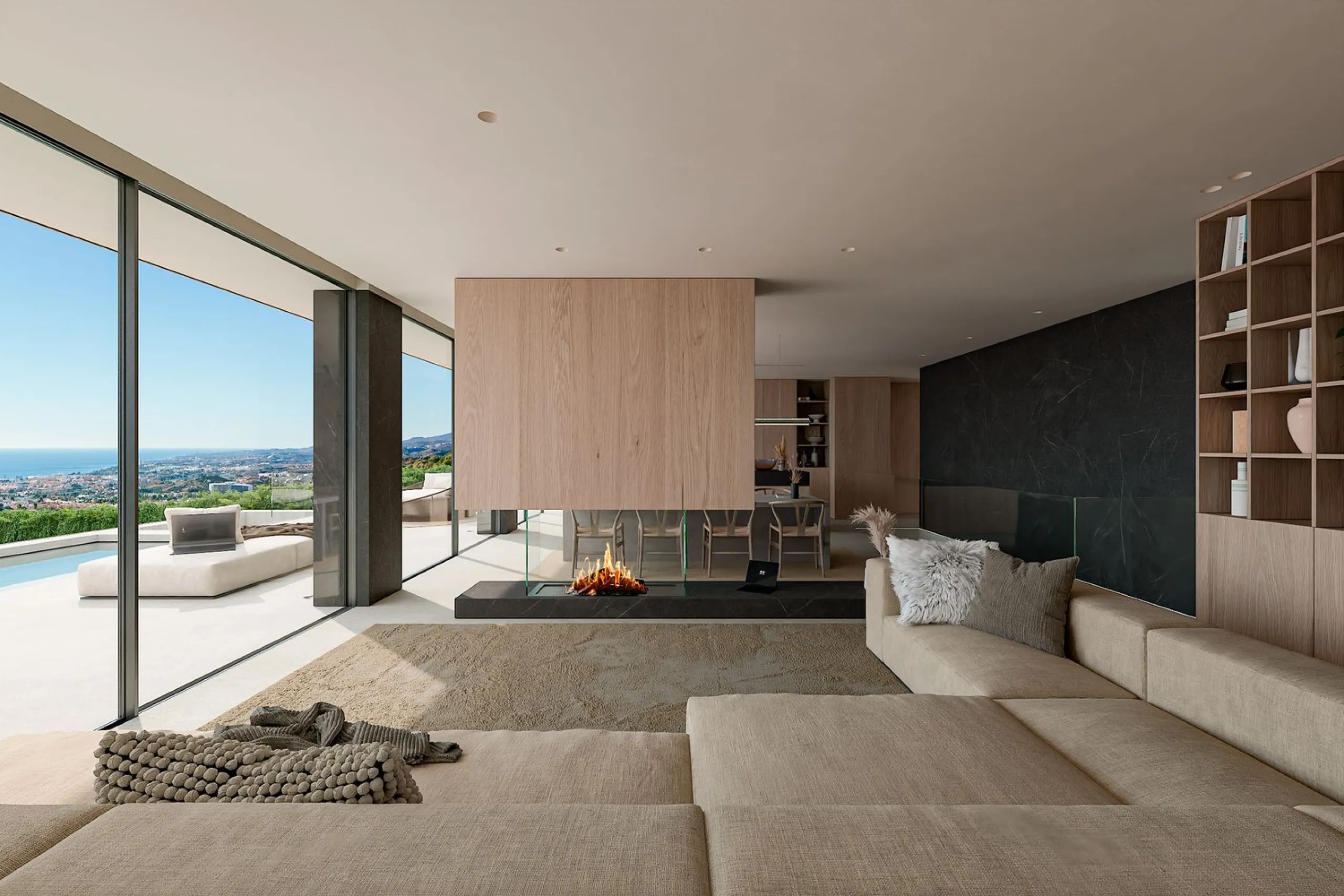 Villa contemporánea con vistas al mar en Teia, Barcelona