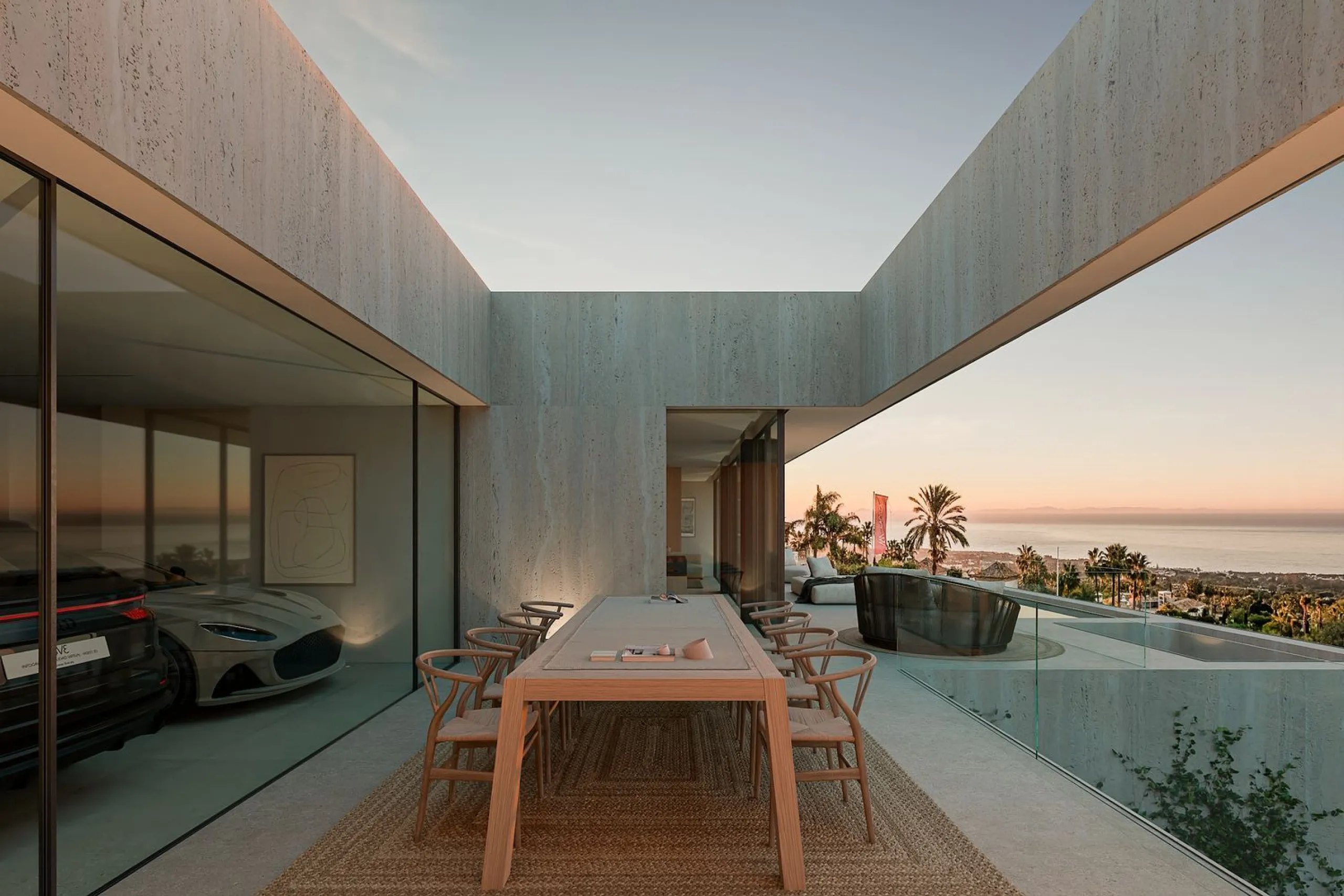 Villa contemporánea con vistas al mar en Teia, Barcelona