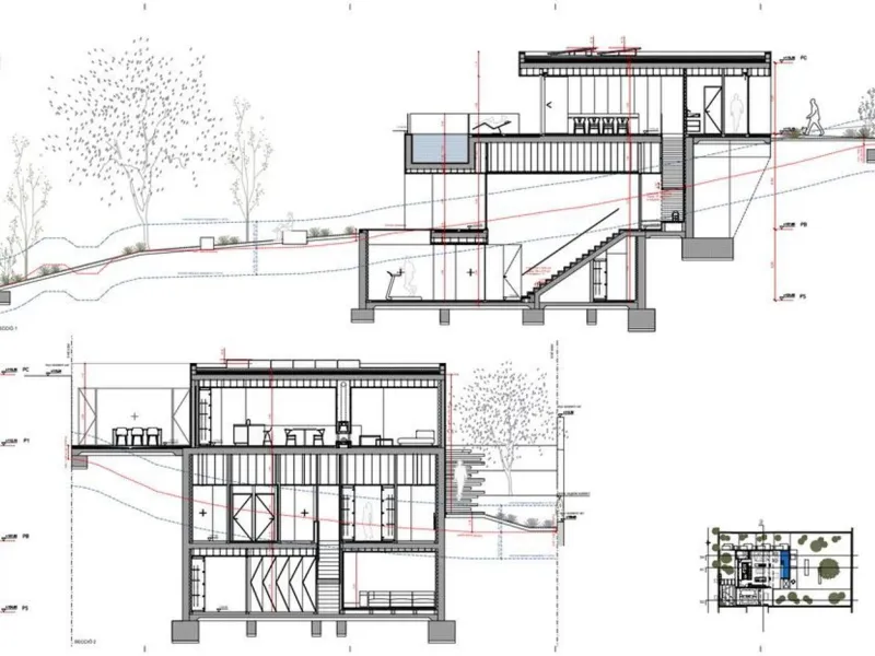 Villa contemporánea con vistas al mar en Teia, Barcelona
