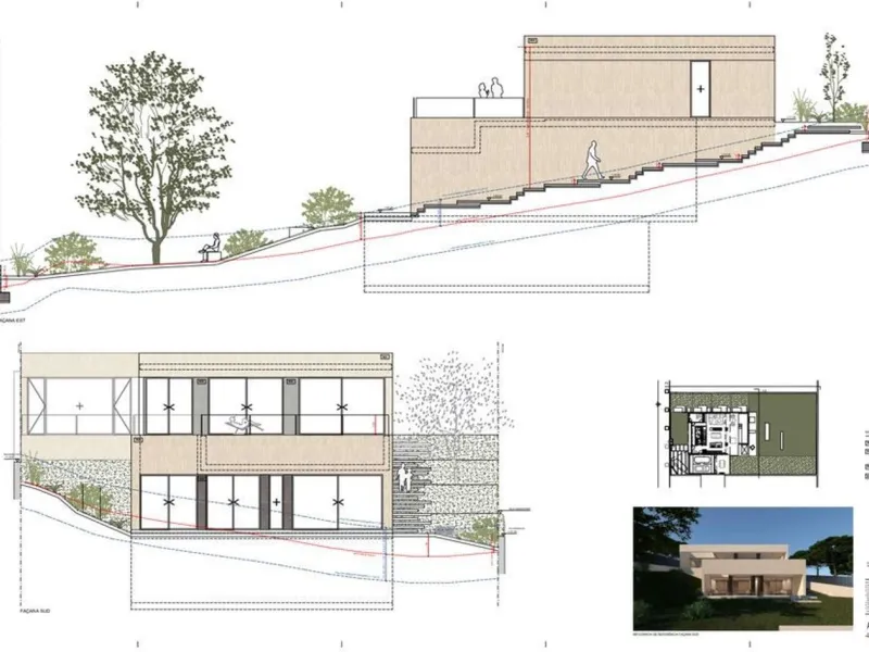 Villa contemporánea con vistas al mar en Teia, Barcelona