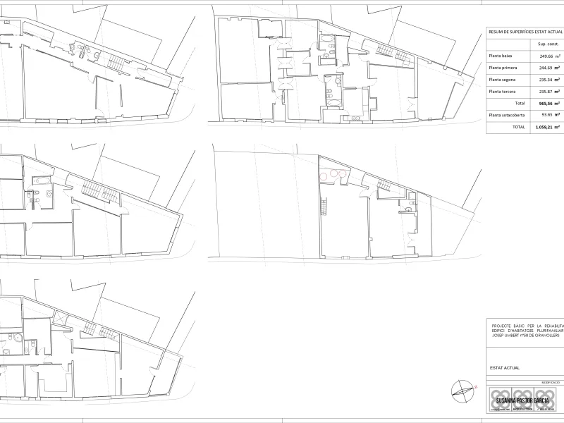 Investment Project: Reconstruction and Extension of a Residential Building in Granollers, Barcelona