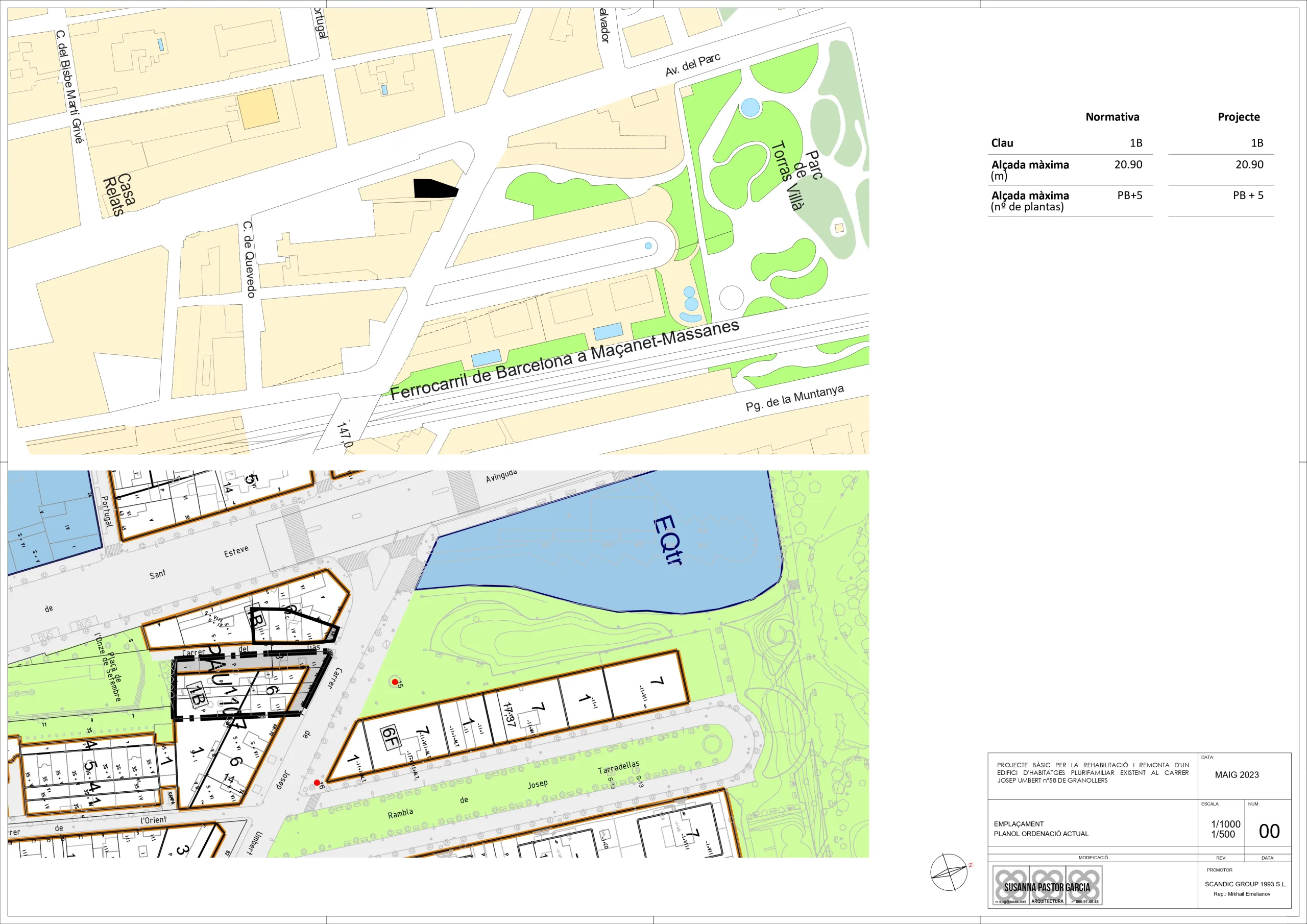 Investment Project: Reconstruction and Extension of a Residential Building in Granollers, Barcelona