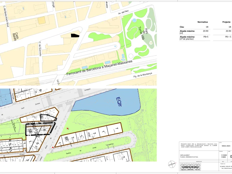 Investment Project: Reconstruction and Extension of a Residential Building in Granollers, Barcelona