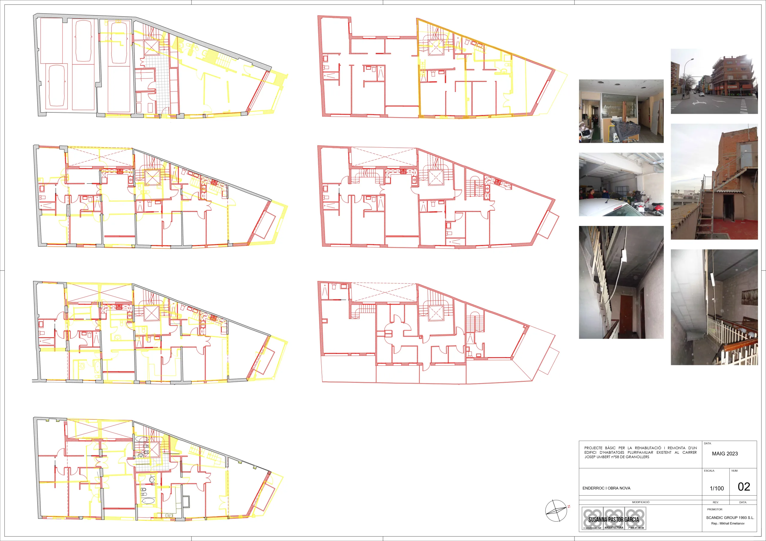 Investment Project: Reconstruction and Extension of a Residential Building in Granollers, Barcelona