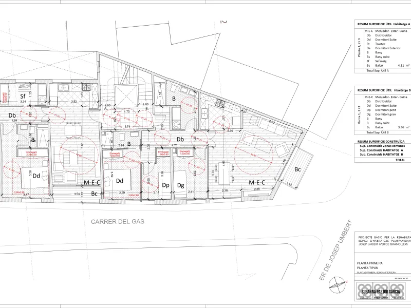 Investment Project: Reconstruction and Extension of a Residential Building in Granollers, Barcelona