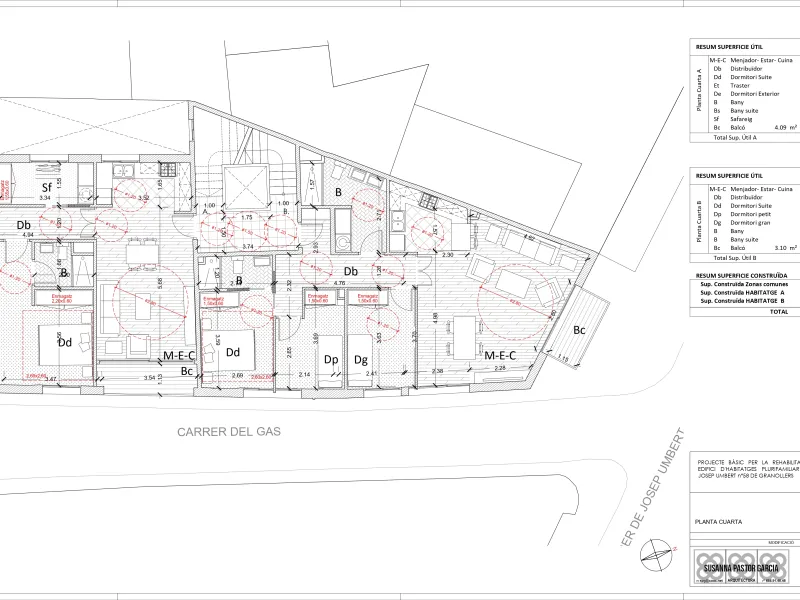 Investment Project: Reconstruction and Extension of a Residential Building in Granollers, Barcelona