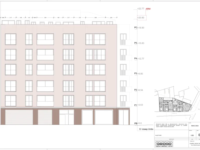 Investment Project: Reconstruction and Extension of a Residential Building in Granollers, Barcelona
