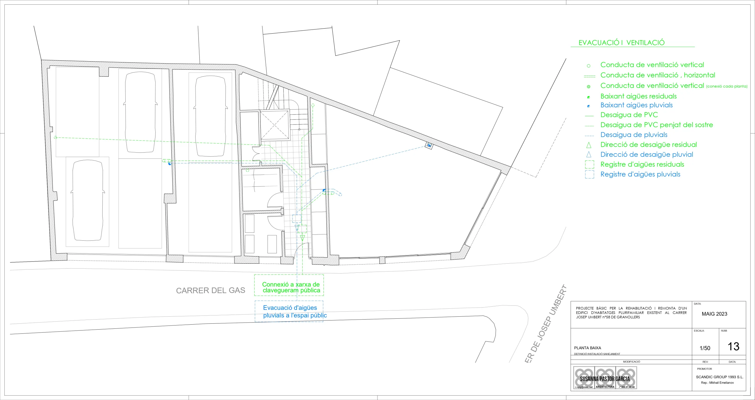 Investment Project: Reconstruction and Extension of a Residential Building in Granollers, Barcelona