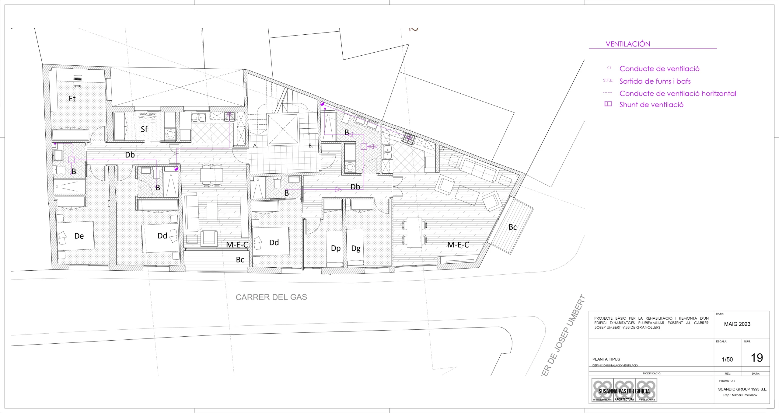 Investment Project: Reconstruction and Extension of a Residential Building in Granollers, Barcelona
