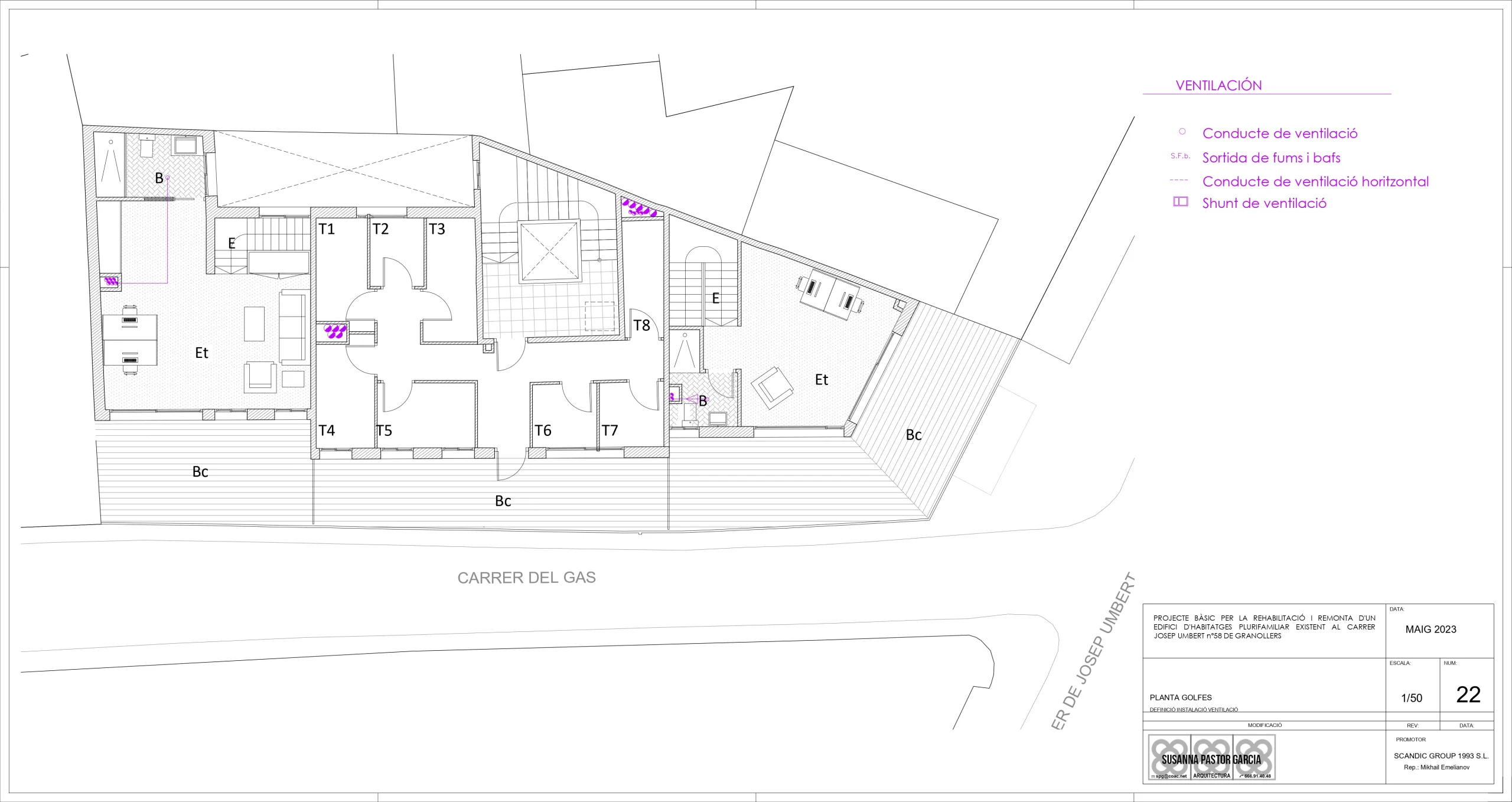 Investment Project: Reconstruction and Extension of a Residential Building in Granollers, Barcelona