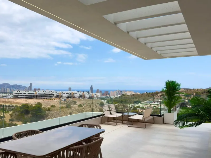 ÁTICO DÚPLEX EXCLUSIVO CON VISTAS PANORÁMICAS AL MAR EN BALCÓN DE FINESTRAT