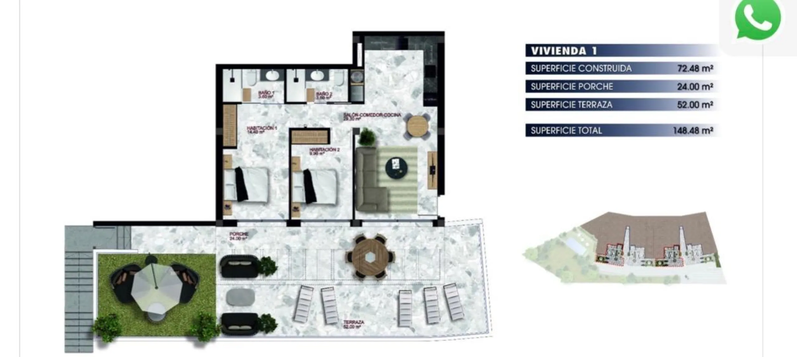 ÁTICO DÚPLEX EXCLUSIVO CON VISTAS PANORÁMICAS AL MAR EN BALCÓN DE FINESTRAT