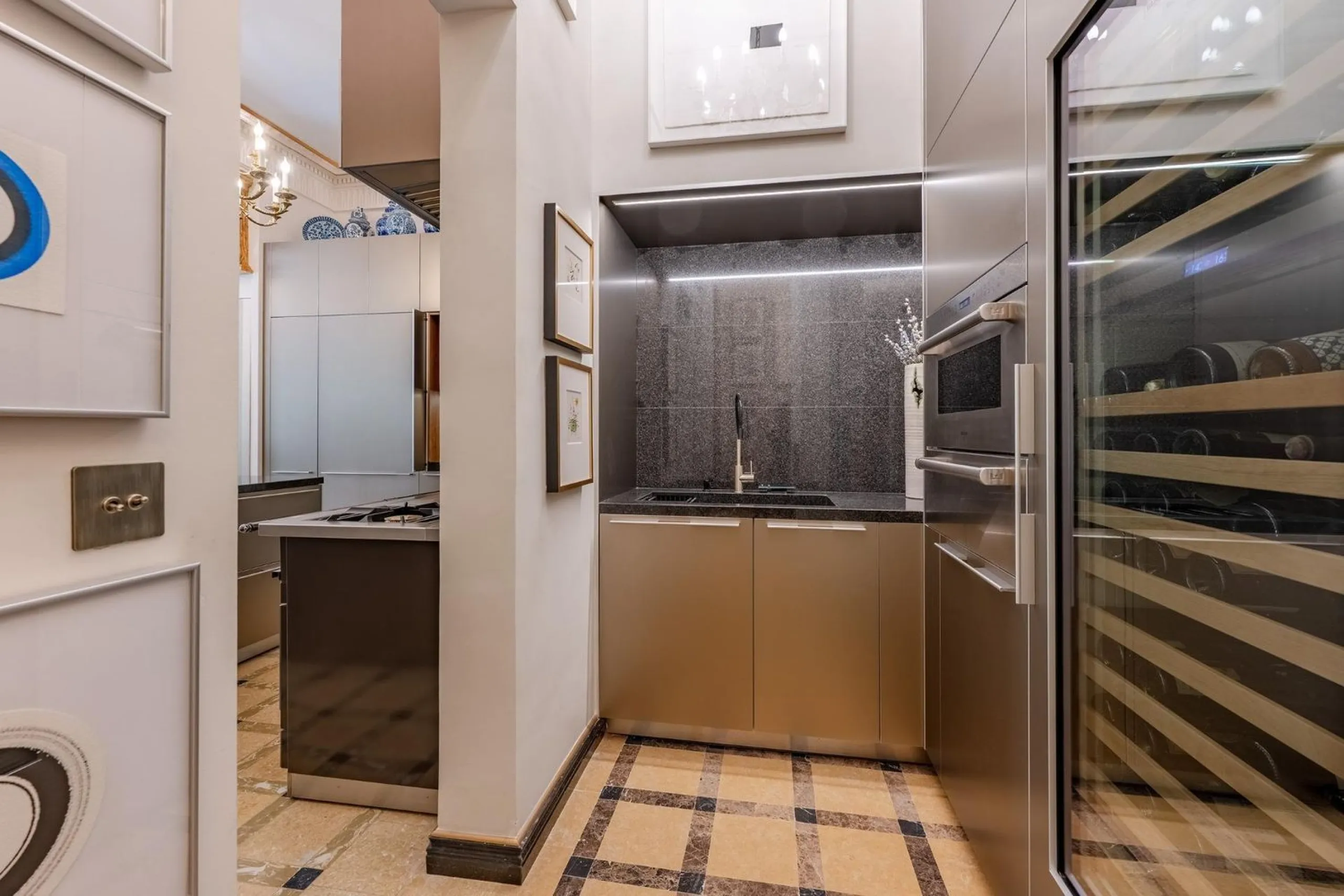 A True Work of Art: An Exclusive Designer Apartment with Outstanding Details and an Antique Collection in Sant Gervasi, Barcelona