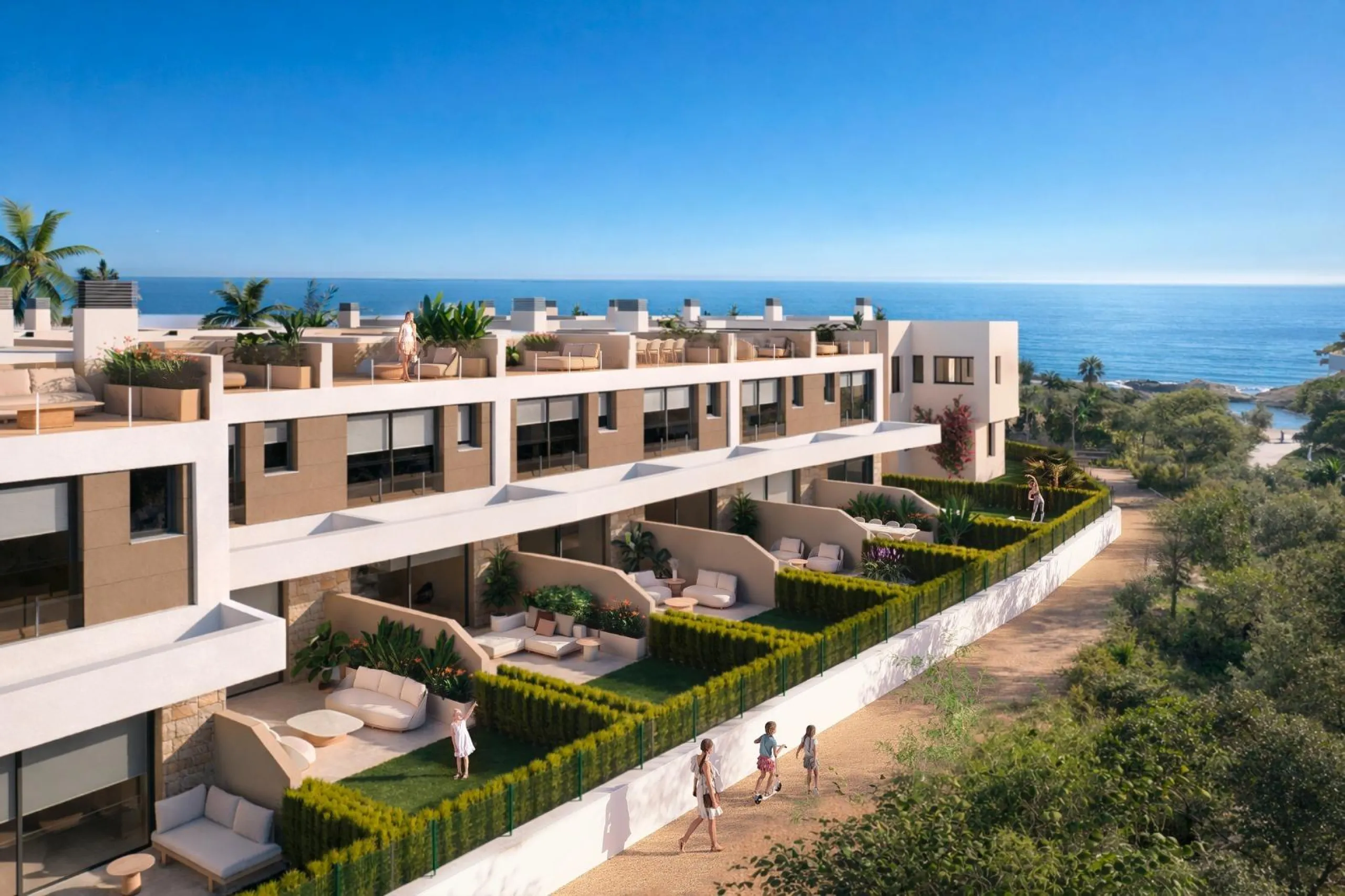New build villas in frontline beach in El Campello 🌊