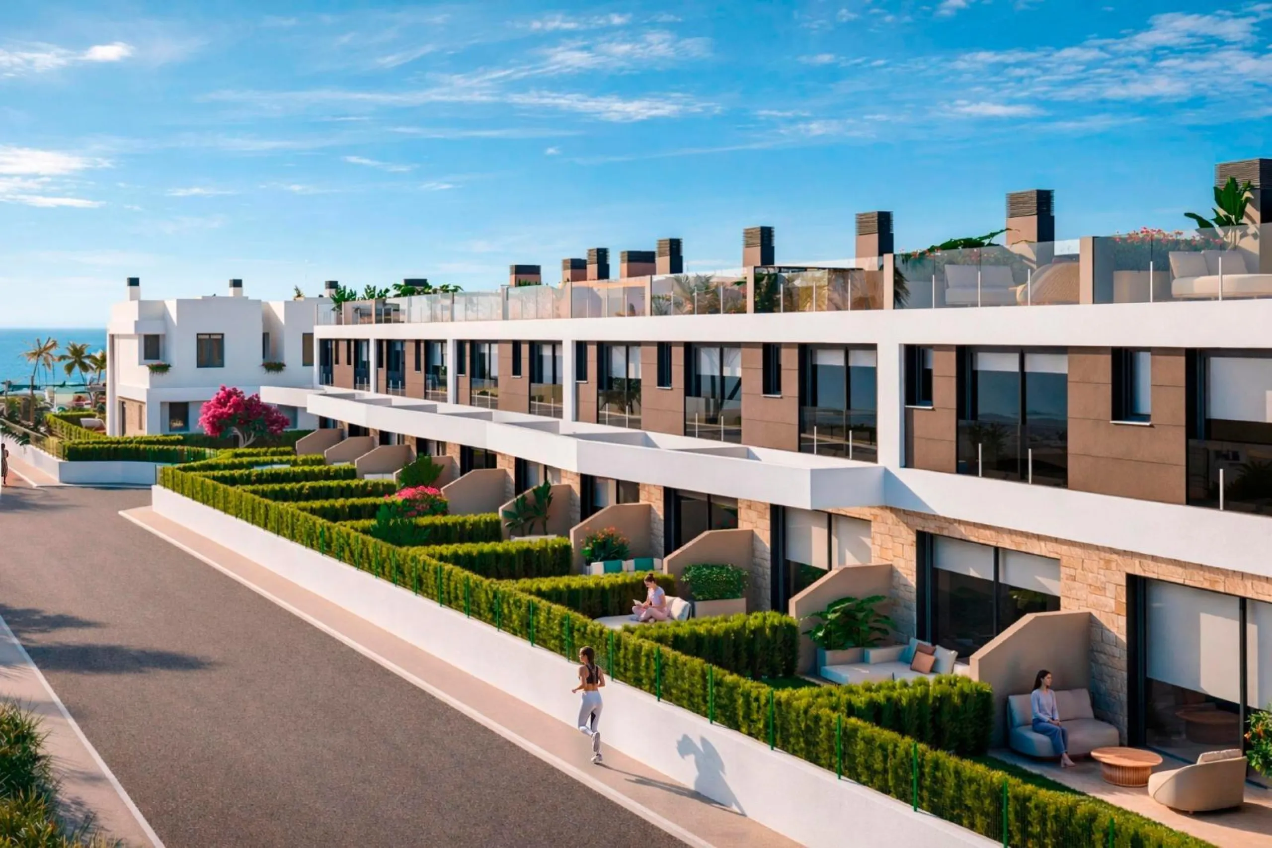 New build villas in frontline beach in El Campello 🌊