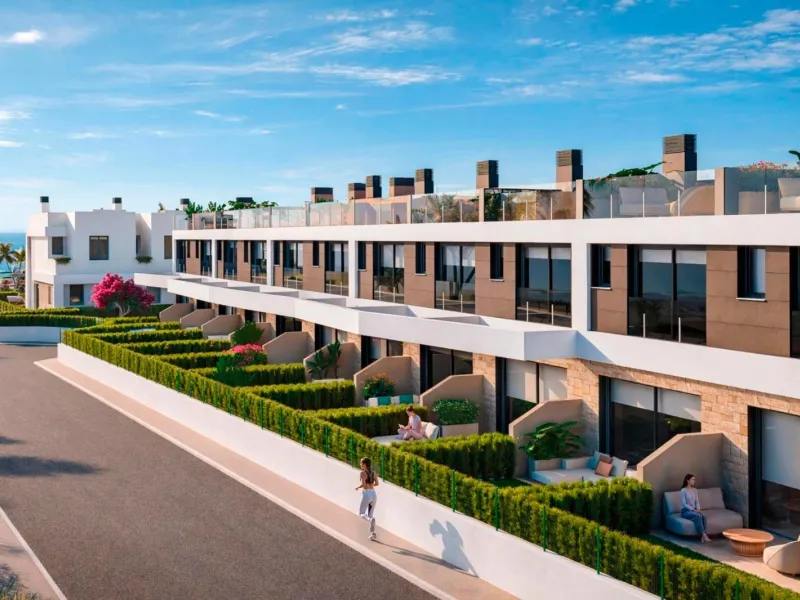 New build villas in frontline beach in El Campello 🌊