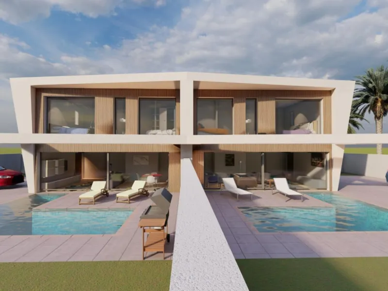 Chalets pareados de obra nueva en Gran Alacant 🏖️