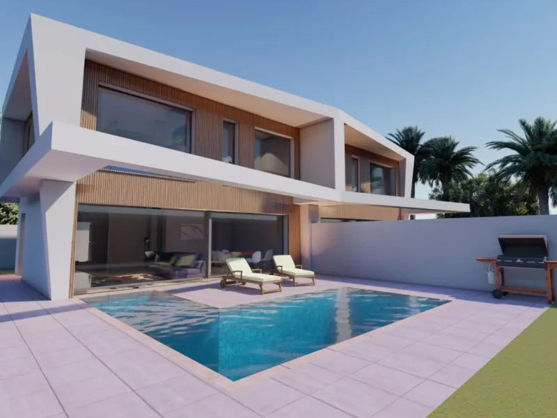 Chalets pareados de obra nueva en Gran Alacant 🏖️